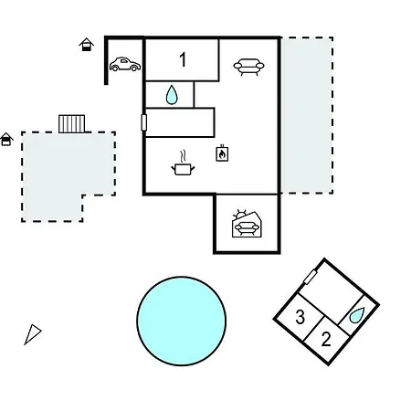 Cozy In With Private Swimming Pool, Be Inside Or Outside Kolind